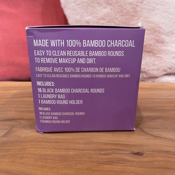 New in Box EVERGOODS 16 Reusable Bamboo Makeup Remover Rounds in Bamboo Holder - Picture 12 of 14